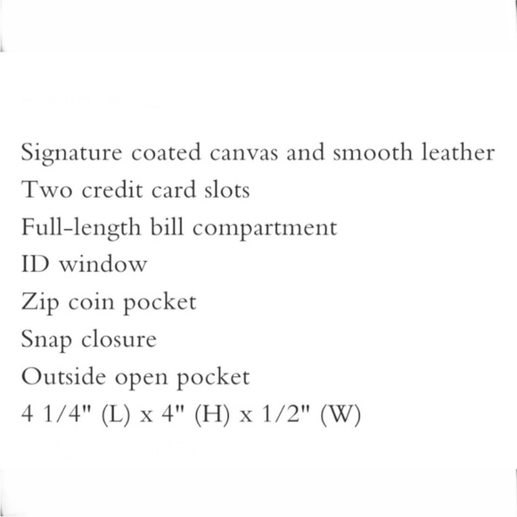 COACH Wallet - Picture 7 of 7